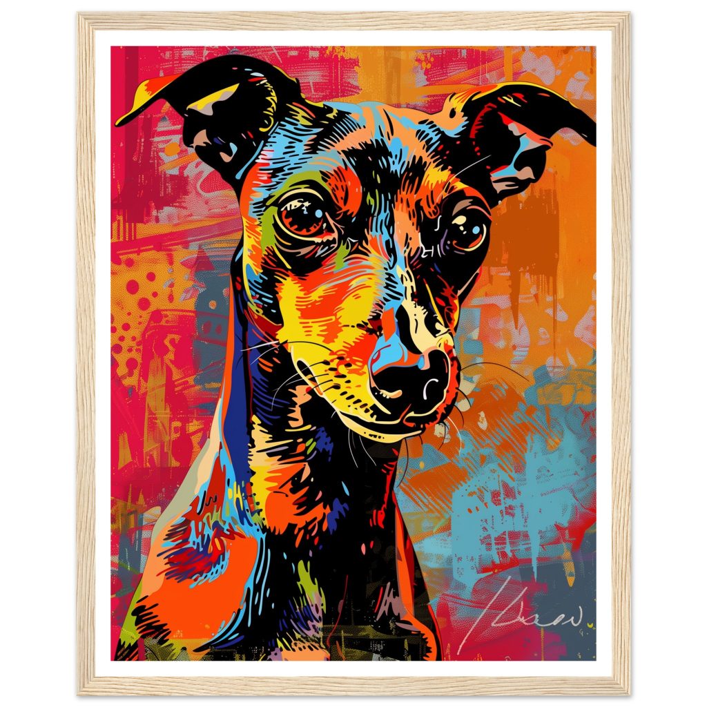 Brown Whippet - Andy Warhol - Poster