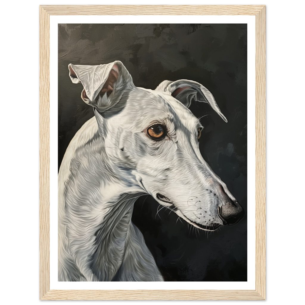 White Whippet - Rembrandt - Poster