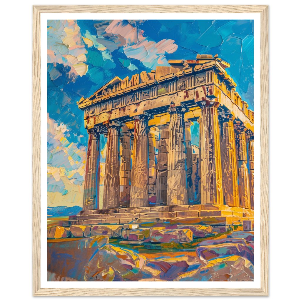 The Parthenon - Vincent van Gogh - Poster