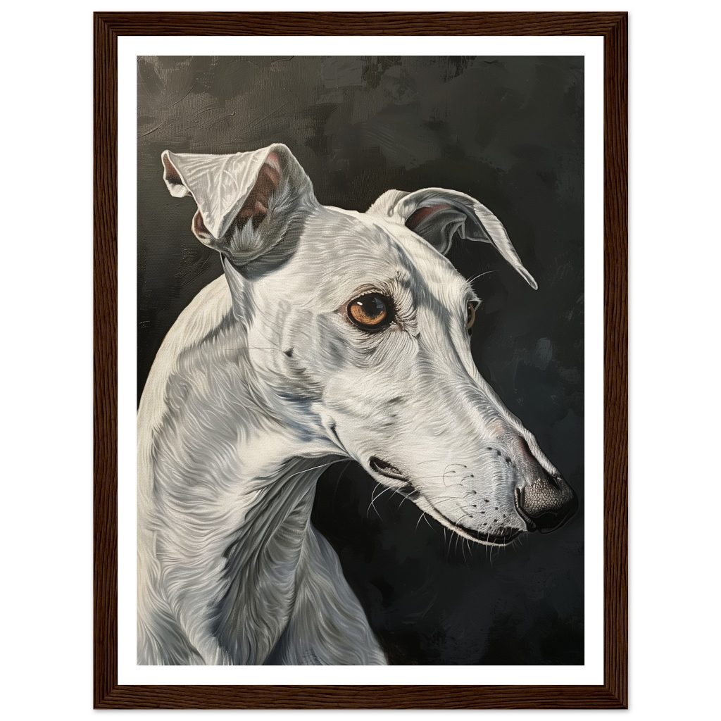 White Whippet - Rembrandt - Poster
