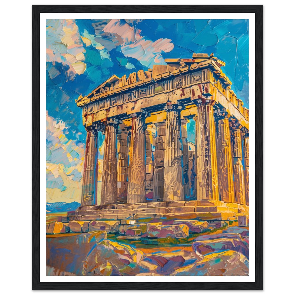 The Parthenon - Vincent van Gogh - Poster