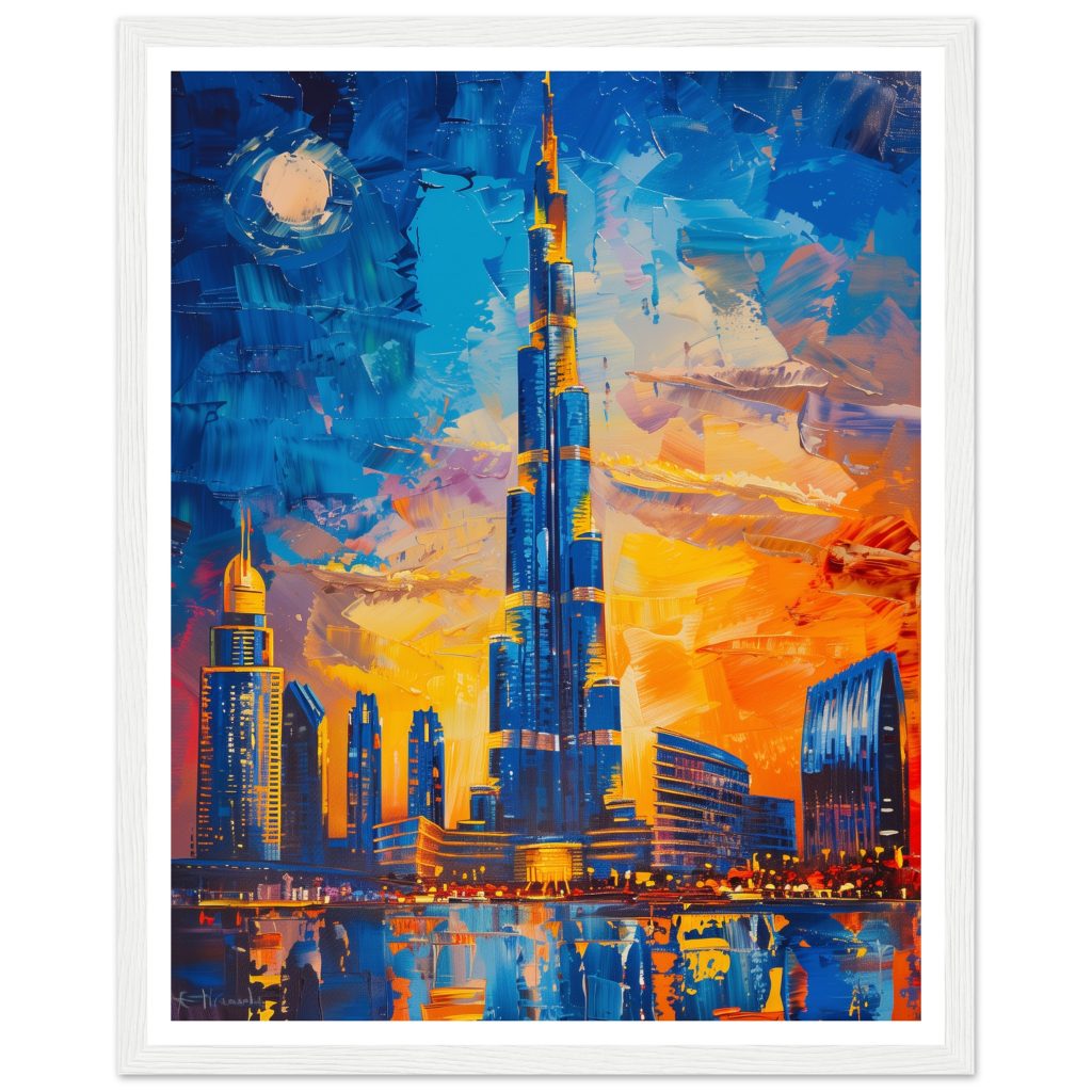 Burj Khalifa - Vincent van Gogh - Poster