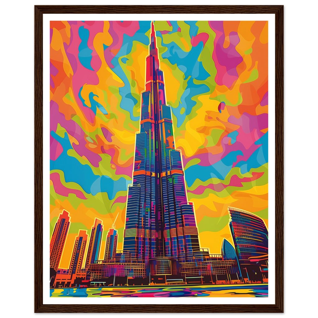 Burj Khalifa - Andy Warhol - Poster