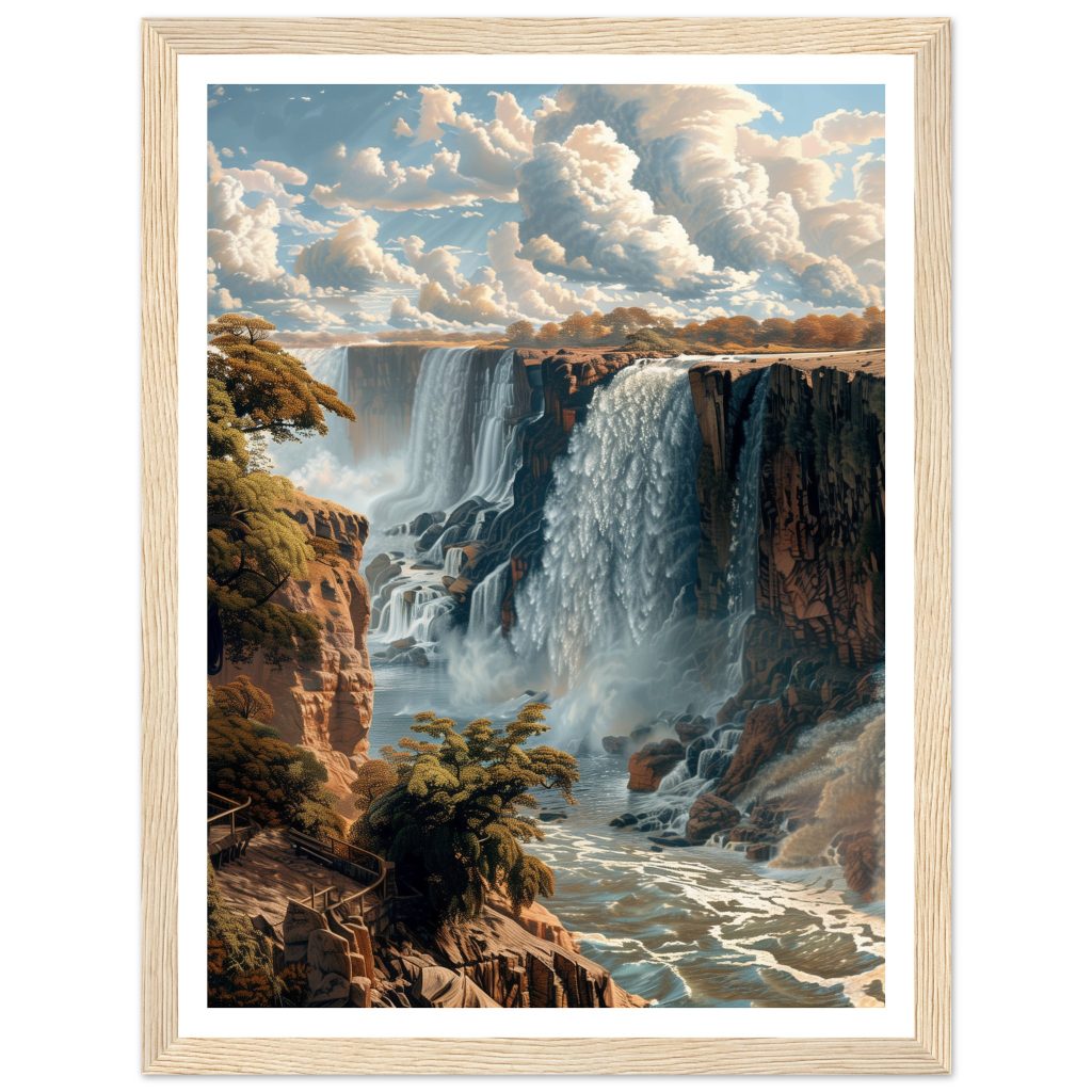 Victoria Falls - Leonardo da Vinci - Poster