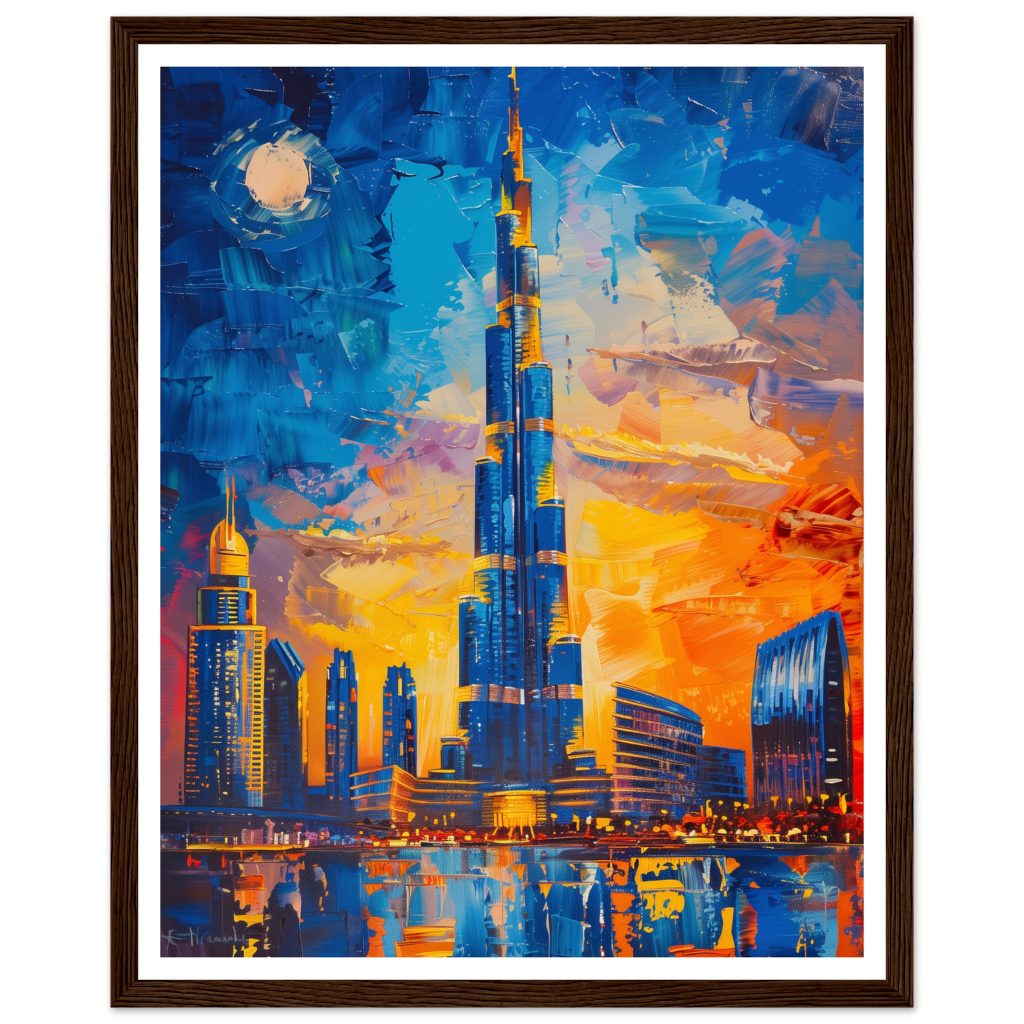 Burj Khalifa - Vincent van Gogh - Poster