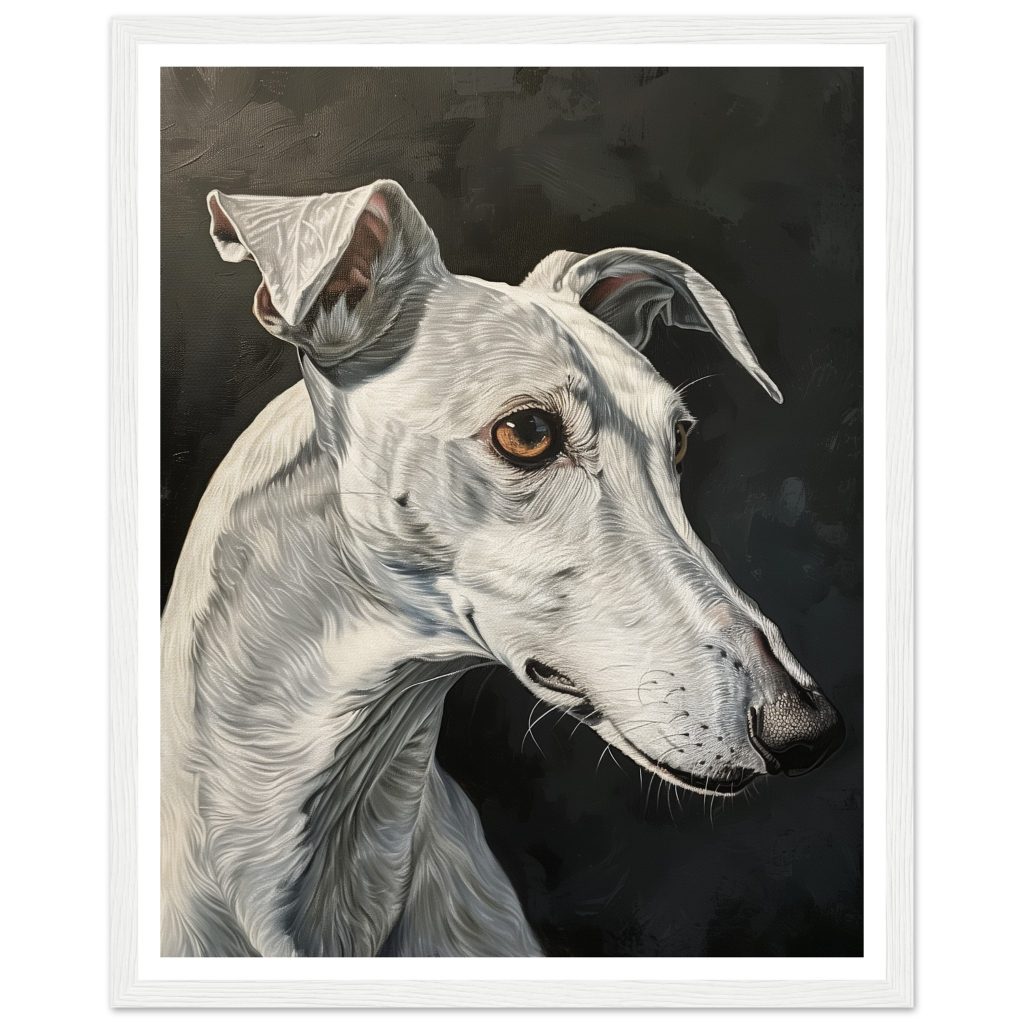 White Whippet - Rembrandt - Poster