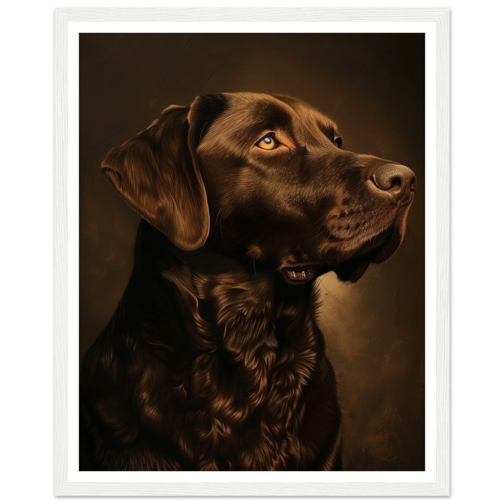 Brown Labrador - Rembrandt - Poster