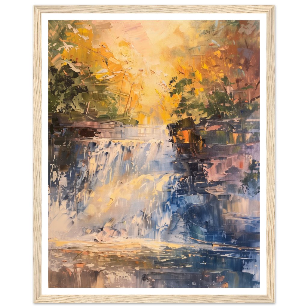 Victoria Falls - Claude Monet - Poster