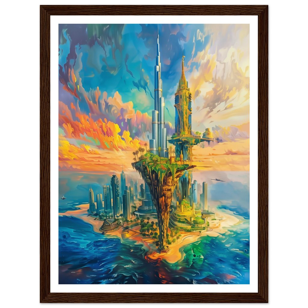 Burj Khalifa - Salvador Dalí - Poster