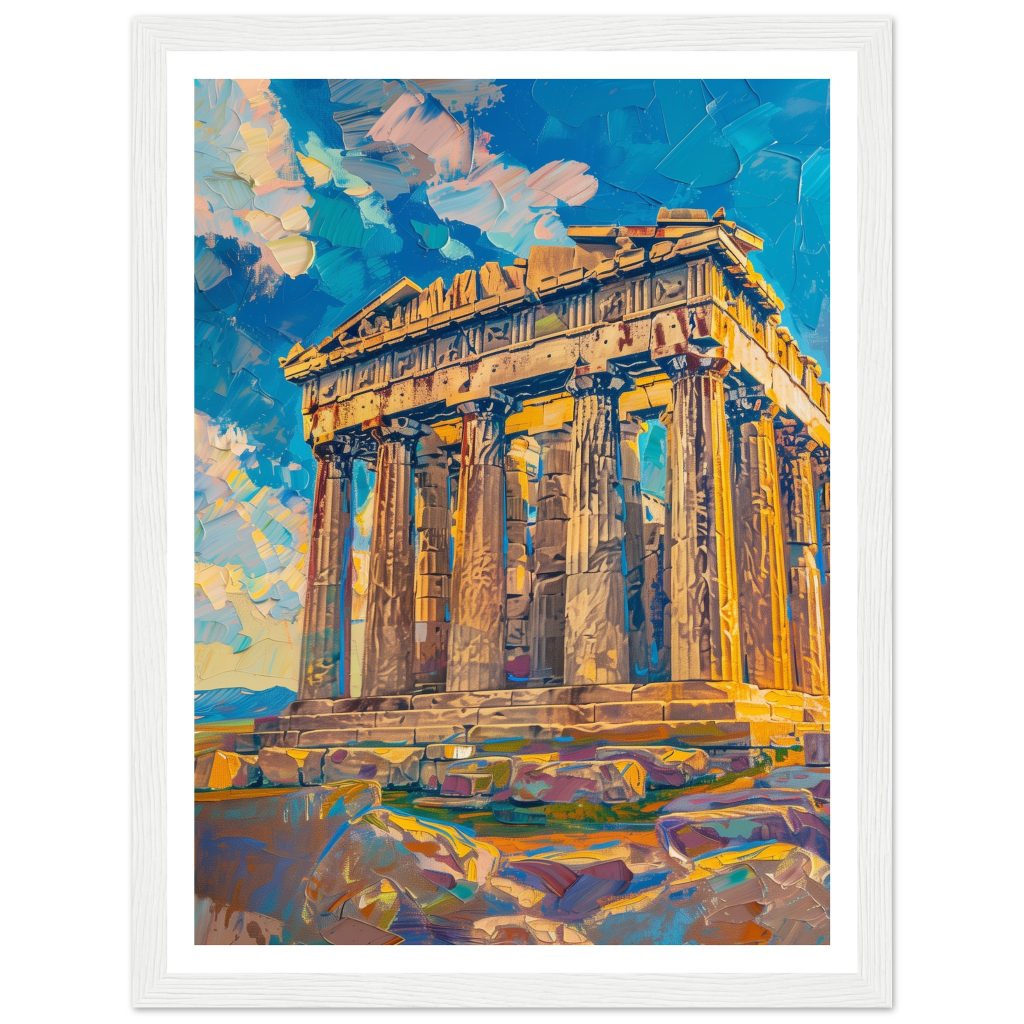 The Parthenon - Vincent van Gogh - Poster