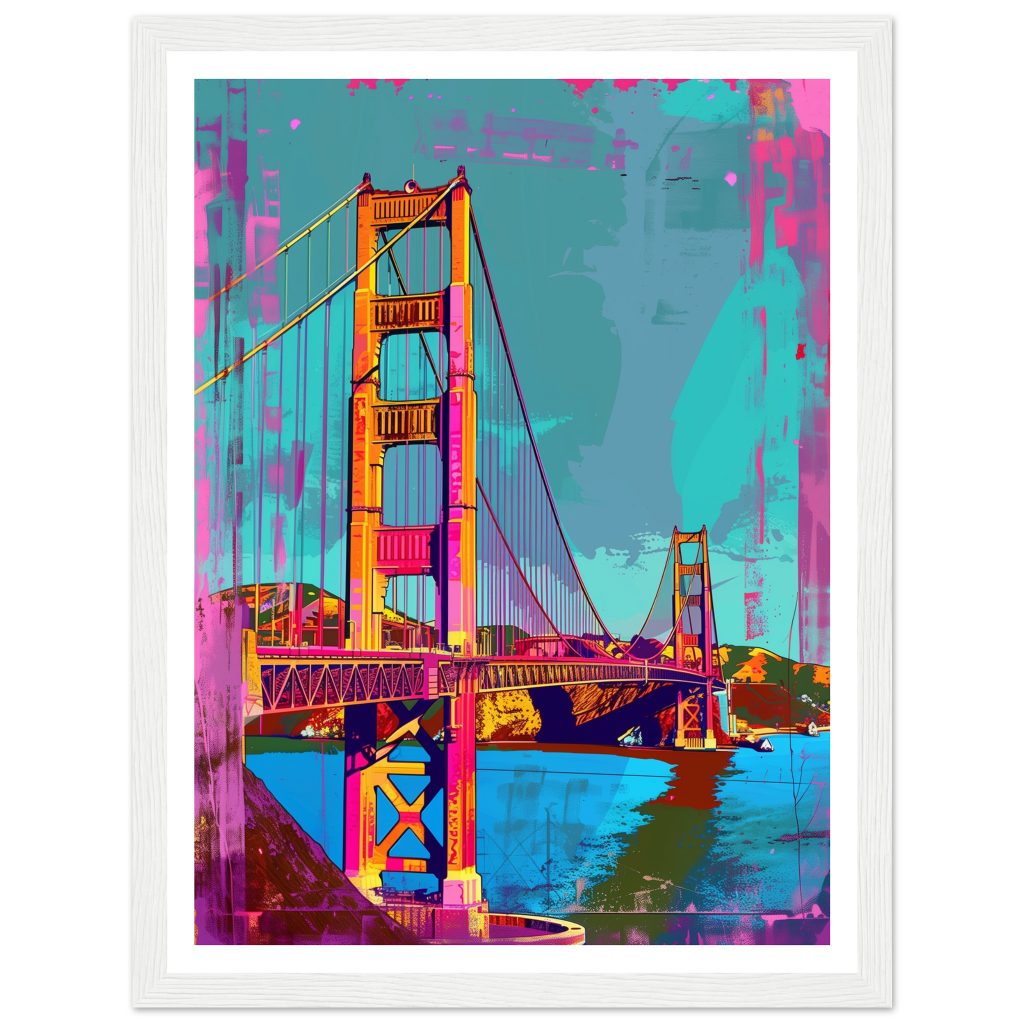 Golden Gate Bridge - Andy Warhol - Poster