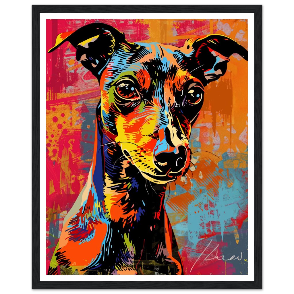 Brown Whippet - Andy Warhol - Poster