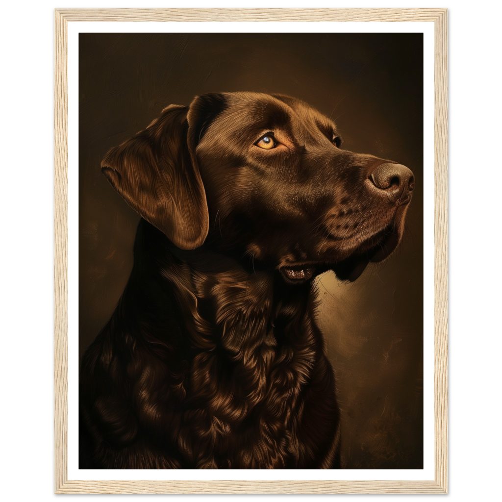 Brown Labrador - Rembrandt - Poster